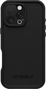 Otterbox Iphone 16 Pro Max Frē Series Waterproof Case With Magsafe (Designed By Lifeproof) - Black, Waterproof, 60% Recycled Plastic, Sleek And Stylish