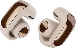Bose Ultra Open Earbuds - Bluetooth Open Ear Earbuds With Openaudio For Awareness, Clip-On Design For Comfort, Water Resistant, Up To 48 Hrs Of Playtime, Driftwood Sand - Limited Edition Color