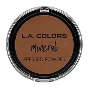 L.A. Colors Mineral Pressed Powder, Ebony cmp384