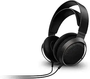 Philips Fidelio x3 Professional Studio Monitor Headphones For Recording & Mixing Wired Over The Ear Open-Back Headphones, Multi-Layer 50mm Diaphragms, Hi-Res Music Studio Headset, Premium Finishing