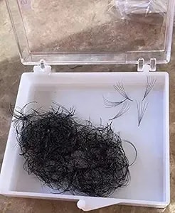 5d Premade (Hand Made) Fan Lashes (500 Fans/Tray) For Eyelash Extension, D Curl, 0.07 Thickness, Length From 9mm-15mm (d10mm5d)