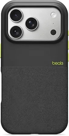 Beats Iphone 17 Pro Rugged Case With Magsafe & Camera Control, Scratch & Drop Tested, Matte Texture With Microfiber Lining - Everest Black
