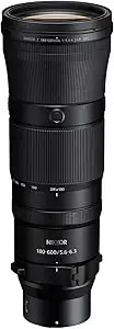 Nikon Nikkor Z 180-600mm F/5.6-6.3 Vr, 1 Count (Pack Of 1)