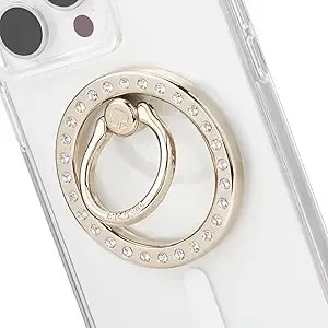 Kate Spade New York Magnetic Phone Ring Grip With Stand - Removable And Collapsible - Set In Stone