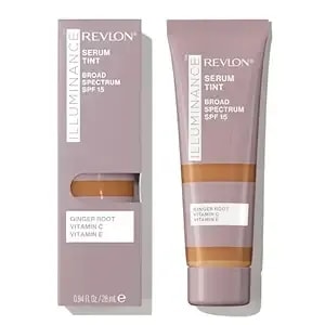 Revlon Illuminance Tinted Serum, Triple Hyaluronic Acid, Evens Out Skin Tone Over Time And Hydrates All Day, Spf 15, 417 Warm Caramel, 0.94 Fl Oz.