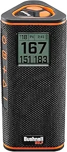 Bushnell Golf Wingman View Golf Speaker With Gps Audible & Visual Distances, Hazard Detection, Remote Control, Magnetic Cart Mount