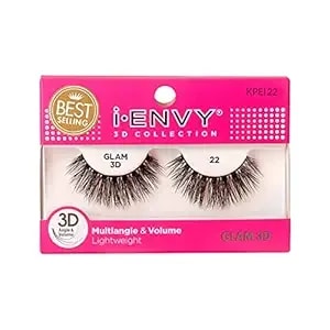 I-Envy False Eyelashes 3d Glam Collection Multi-Angle & Volume Lashes