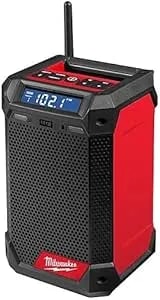 Milwaukee 2951-20 M12 Lithium-Ion Cordless Radio + Charger (Tool Only)