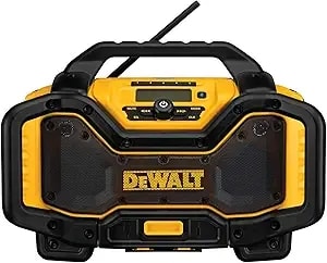 Dewalt 20v Max Bluetooth Radio, 100 Ft Range, Portable For Jobsites (dcr025)