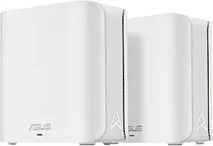 Asus Zenwifi bd5 Dual-Band Wifi 7 Mesh, 5000 Mbps, 5000 Sq.Ft (2pk), Dual 2.5g Ports, Security And Parental Controls Included, Smart Home Master Ssids
