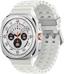 Samsung Galaxy Watch Ultra (2025) 47mm Lte Smartwatch, Titanium Casing, Advanced Sleep Coaching, Running Coach, Energy Score, Heart Rate Tracking, Gps, Titanium White (Renewed)