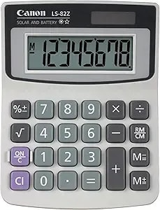 Canon Ls-82z Handheld Calculator, White