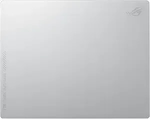 Asus Rog Moonstone Ace L Glass Gaming Mouse Pad – 19.7” X 15.7”, Ultra-Smooth Matte Tempered Glass For Quiet Ultrafast Glides, Impact/Scratch Resistant, Easy To Clean, Anti-Slip Silicone Base - White