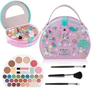 Hot Sugar Girls Makeup Kit, Stylish Cosmetics Gift Set For Birthday Christmas (Pink Unicorn)