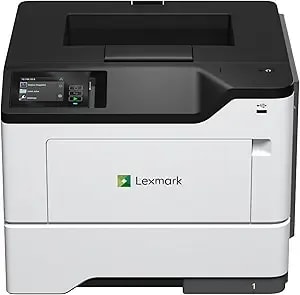 Lexmark ms631dw Monochrome Laser, Duplex (2-Sided) Printing: Integrated Duplex, Print Speed: Up To 50 Ppm, Energy Star, 2.8 Inch (7.2 Cm) Color Touch Screen (38s0400)