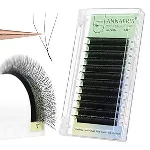 3d Premade Fan W Shape Clover Eyelash Extensions 0.07 L Curl 8-15mm Mix Volume Self Fanning W Lashes Extension Makeup Supplies Professional Use (0.07 L, 8-15mm Mix)
