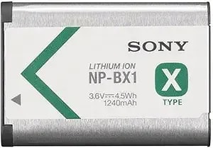 Sony Np-bx1/m8 Lithium-Ion X Type Battery (Silver)