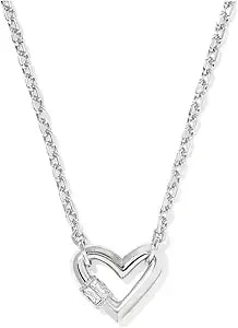 Kendra Scott, Women'S, Emery Heart Short Pendant Necklace