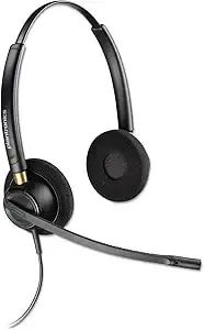 Plantronics plnhw520 Encorepro hw520 Headset, Wire Connectivity, Black