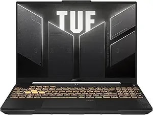 Asus Tuf Gaming f16 (2024) Gaming Laptop, 16” Fhd+ 144hz Ips-Level 16:10 Display, Intel® Core™ 5 210h Processor, Nvidia® Geforce Rtx™ 4050, 8gb ddr5, 512gb Pcie gen4 Ssd, Wi-Fi 6, Windows 11 Home