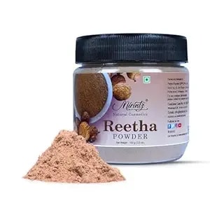 100% Natural Reetha Powder - (100 Gms) Pure Aritha Powder For Hair Care - Herbal (Sapindus Trifoliatus) Reetha Powder For Hair - Ayurveda Hair Pack For Hair Growth - Ritha Powder Diy Hair Mask