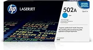 Hp Original 502a Cyan Toner Cartridge - Works Color Laserjet 3600 Series - q6471a
