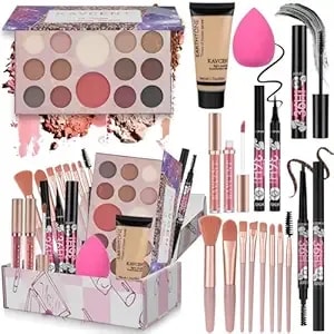 Makeup Kit For Teens Women Full Kit Makeup Sets For Women Foundation Eyeshadow Makeup Gift Set For Teen Girls Christmas Makeup Kits For Teenagers 10-12