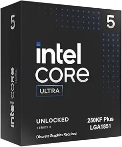 Intel® Core™ Ultra 5 Processor 250kf Plus 18 Cores (6 P-Cores + 12 E-Cores) Up To 5.3 Ghz