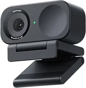 insta360 Link 2c - 4k Webcam For Pc/Mac, 1/2" Sensor, Auto Framing, Hdr, Ai Noise-Canceling Mic, Gesture Control For Streaming, Video Calls, Gaming, Works With Zoom, Teams, Twitch & More