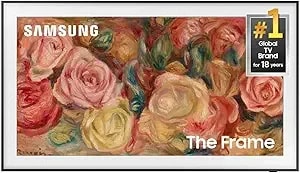 Samsung 75-Inch Class Qled 4k ls03d The Frame Series Quantum Hdr Smart Tv W/Dolby Atmos, Art Mode, Anti-Reflection, Customizable Frame, Slim Fit Wall Mount With Alexa Built-In (qn75ls03d, 2024 Model)