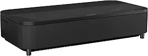 Epson ls800 Ultra Short Throw 3-Chip 3lcd Smart Streaming Laser Projector, 4,000 Lumens Of Color And White Brightness, 4k Pro Uhd, Hdr, Android Tv, 2.1ch Yamaha Built-In Speakers - Black