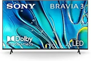 Sony 65-Inch Class 4k Ultra Hd Bravia 3 Led Smart Tv With Google Tv Dolby Vision Hdr, ps5 Exclusive Features, K-65s30