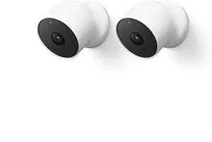 Google Nest Cam Outdoor Or Indoor, Battery - 2nd Generation - 2 Count (Pack Of 1)