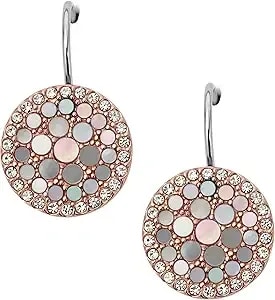 Fossil Women'S Stainless Steel Dangle/Drop Or Hoop Earrings For Women