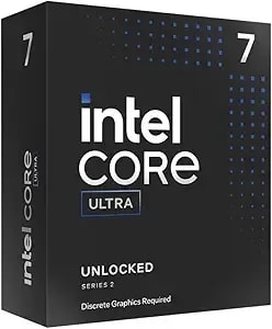 Intel Core Ultra 7 Desktop Processor 265kf - 20 Cores (8 P-Cores + 12 E-Cores) Up To 5.5 Ghz