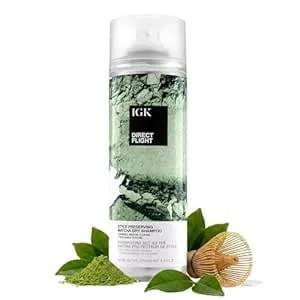 Igk Direct Flight Multi-Tasking Matcha Dry Shampoo - Lightly Cleanses, Absorbs Oil And Refreshes Hair - No White Residue - Adds Volume And Texture - 6.3 Oz