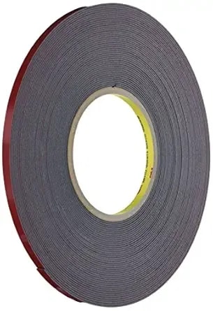 3m 6386 Acrylic Tape,Black