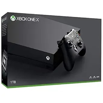 Microsoft Xbox One X 1tb Solid State Drive Gaming Console With Wirless Controller - Native 4k - Hdr - Enhanced By Scorpio Cpu And Fast Ssd - Black (Renewed)