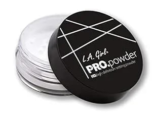 L.A. Girl Pro Powder High Definition Setting Powder Translucent Pack, Matte Finish, Clear, 3 Count(Pack Of 1)