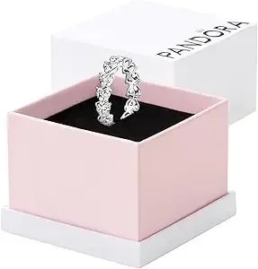 Pandora Row Of Hearts Eternity Ring 193103c01-52