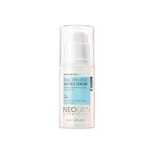 Neogen Dermalogy Real Ferment Micro Serum 1.01 Fl Oz (30 Ml) - Facial Serum With Naturally Fermented Ingredients (Rice) & Hyaluronic Acid For Hydrated And Healthy Skin - Korean Skin Care