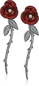 Betsey Rose Front-Back Earrings