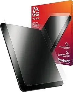Zagg Glass Elite Ipad Air 11" (m5)/ (m4)/ (m3)/ (m2) Screen Protector - Ultra-Strong, Scratch-Resistant, Smudge-Free, Easy Install, Eco-Friendly, Tempered Aluminosilicate Glass