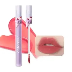 Colorkey Soft Matte Water Tint Dessert Series, Ice Cream Limited Edition - Long-Lasting, Transfer-Proof, Hydrating Lip Tint With Dual-Texture Finish, Water-Gloss On Application, Matte After Set