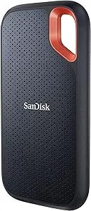 Sandisk 500gb Extreme Portable Ssd (Old Model) - Up To 1050mb/S, Usb-C, Usb 3.2 Gen 2, ip65 Water And Dust Resistance, Updated Firmware - External Solid State Drive - sdssde61-500g-g25