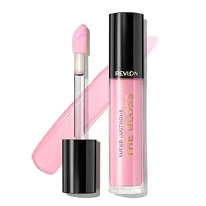 Revlon Super Lustrous Lip Gloss, Non-Sticky, Hydrating, High Shine Finish, 207 Pink Sky, 0.13 Oz