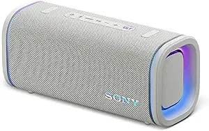 Sony Ult Field 5 Wireless Portable Bluetooth Speaker, ip67 Waterproof, Dustproof, And Rustproof With Enhanced Bass, 25 Hour Battery, 360° Party Light, And Shoulder Strap (srsult50w), Off White