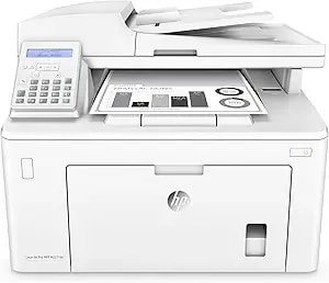Hp Laserjet Pro m227fdn All-In-One Monochrome Laser Printer With Auto Two-Sided Printing, Mobile Printing, Fax & Built-In Ethernet, Amazon Dash Replenishment Ready (g3q79a) (Renewed)