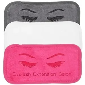Frcolor Tools 3pcs Tool Fabric Forehead Pad Lash Extension Forehead Supports Eyelash Extension Supplies Eyelashes Extension Supplies Lash Extension Accessories With Cushion Set