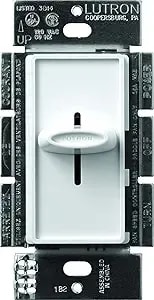Lutron Skylark 1.5-Amp Single-Pole 3-Speed Fan Control, Sfsq-Fh-Wh, White